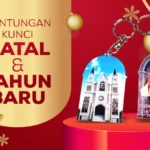 Gantungan Kunci Natal dan Tahun Baru